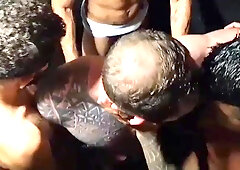 Fuck-a-thon at Taurus Cruising Club with lots of condom-free orgy
