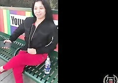 I was walking around the town on the lookout for a baddie to bring home with me for the day.. u know I always come home with smth! I saw this gal, Sel