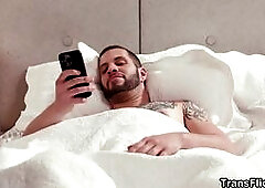 Wolf Hudson gets a call from his wife, Macy, he really wishes Macy would be open of having anal sex. Wolf ends the phone call and then exchanges some 