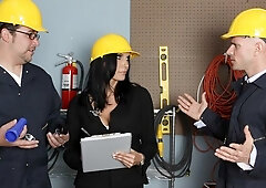 Big-boobed chick Shay Sights definitely likes intensive penetration