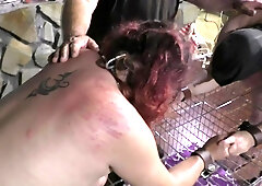 2 Slaves 24h Challenge - Titslave Liz & Slave ThannaA - Chapter 8 - Cage & Training Time - Part 2 wmv HD