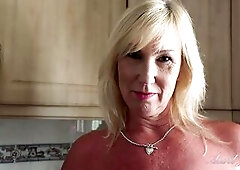 Your Breasty big beautiful woman Wife Melody Charm notices u checking out her Aged Large Butt and comes to a conclusion to put on a show for u. This b