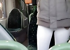 HOT Amateur Public Blowjob in Bus