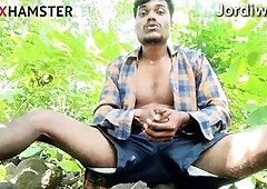 Dilf, man masturbating, in hindi
