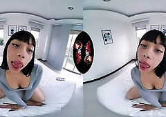 VRLatina - Extremely Cute Latin chick Bangs U In Her Room