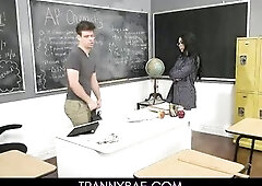 Banging My Latin chick Trans Teacher - Eva Maxim