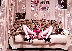 Russian Transvestite Passive Solo 06.01.2025 FullHD