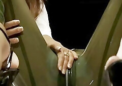 Tying up her hot ladyboy and getting slammed