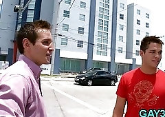 Two sexual gays have fun