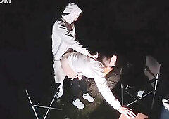 Wife Bent Over and Used Outside at Camp Trying to get Caught