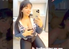 Gorgeous solo girl Seductive angel stripper shows off her booty and enjoys toy play