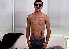 Dave Anthony rides a dick as part of his casting session