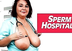 Large natural breasts mother i'd like to fuck doctor Greta hawt uniform and jerk off-job