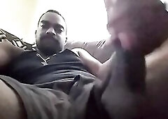 Suck this ramrod and Drink this cum