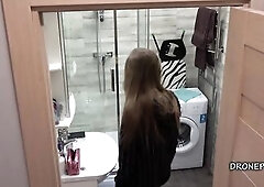 Petty teen angel santa sky in the bath - livecam