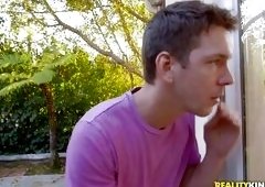 Naughty Milf Caught Him Watching Her