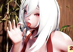 Large breasts large booty large shlong / great screw / futanari cutie bang lovely cuties / cum inside in snatch