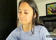 Skinny pretty small tits and hot big ass latina teen