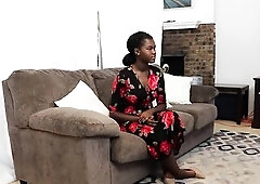 Alison Woodward is getting drilled in a doggy- style position, by an mature guy from the neighborhood