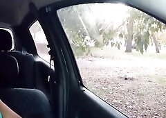 Crossdresser outdoor