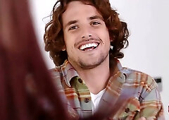 Riley is screaming from pleasure while getting fucked hard, because she likes it a lot