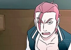 Athletic guy and the dull one