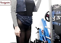 Android eighteen has a valuable time at the gym - anal