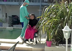 sexy Hanydcapped twink used bareback by kevin DAVID for CRUNCHBOY !! i was his dream to make