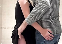 Sexually excited Halloween hook up at party in the baths - fucking large breasts hawt golden-haired beauty