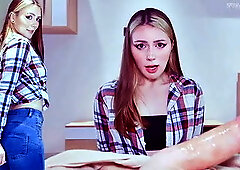 Sexy Robber Was Caught in a Crime, Received Corporal Anal Penalty and a Mouth...