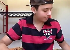 Hunk boys playing on cam