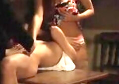 Wicked Lesbo Mistresse Enjoys In Joy And Orgasms With Serf