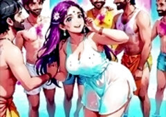 Interactive virtual foreplay and intense 3D sex with Cutie786