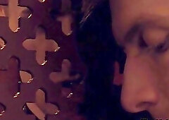 Confessing guy rimmed before anal with priest