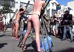 Ashley and the street of San Francisco