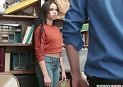 Horny officer bangs Torys wet pussy so deep