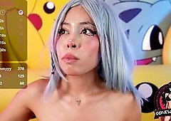 Blue Wig Babe Toys Pussy
