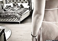 Sex doll became a real concupiscent large wang transsexual Aubrey Kate and surprised vicious chap and that guy liked her taut booty Large jock dude wa