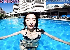 ARGENTINIAN WENCH is Picked Up From The Swimming Pool and DRILLED in her Hotel Room