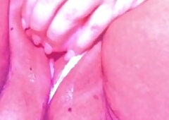 BBW Pastel Goth Masturbates With Rose Sex Toy