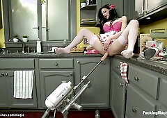 Huge tits wife machine screwed