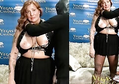 Ginger James -S&M BOOTY -Snatch Hooked-Crop-Screw Machine- Wand Clitoris Toyed-teats Movie scenes- Throated- Cum In Throat. Shackled - All POV