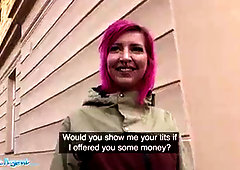 Bent-over, outside, stripclub