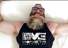 Bondage bearded hunk softcore torment