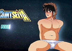 Mary Manga Porn - Saint Seiya - Shun gives a adorable oral job - Bara Yaoi