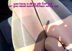 My fresh task, a red-hot practice for me in stockings with roped boner and lots of urinate (two)