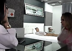Trans Nurse And Her Assistant Double Team A Lucky Patie