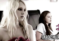 Golden-haired Stepsis Share Stepbro With Her BFF