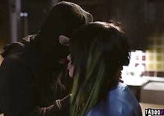 Tom (Tommy Pistol) and his wife Margaret (Athena Anderson) witnessed quite the scene at their neighbor's house the night prior. Police cars, scre