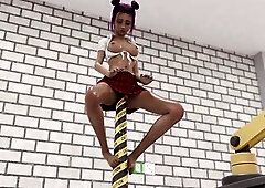 All The Way Throughout by Redvoidcgi (Shlong angel screwed by a giant pole until it comes out the other side)